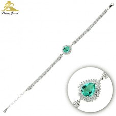  Gümüş Zirkon Taşlı Bilezik / Bileklik